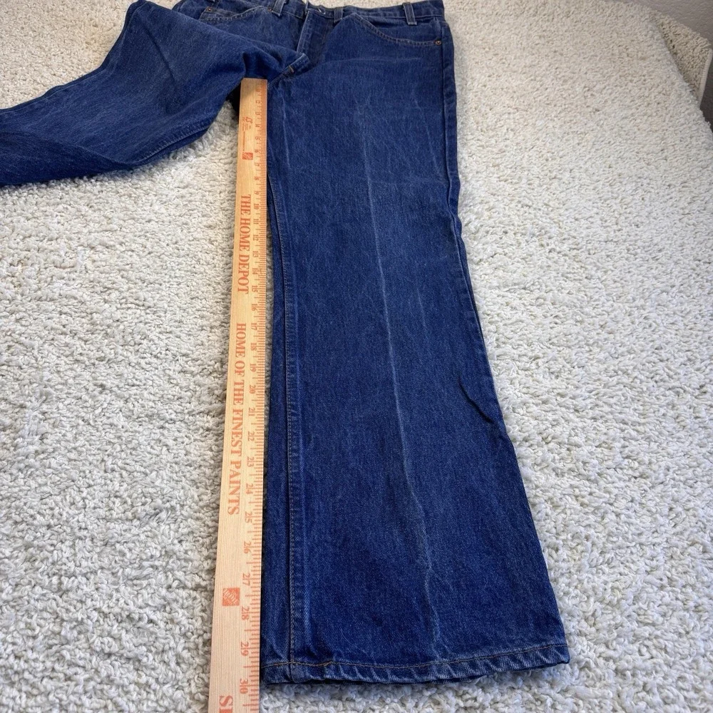 Vintage Levi's Orange Tab Men's Jeans 32x30 Dark Wash Straight Leg Denim